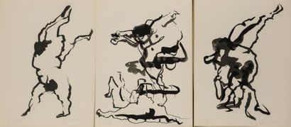 null POMAR Julio (1926-2018)
"Catch"
Série de 10 lithographies sur papier, signées...