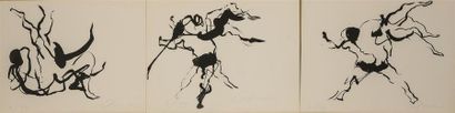 null POMAR Julio (1926-2018)
"Catch"
Série de 6 lithographies sur papier, signées...