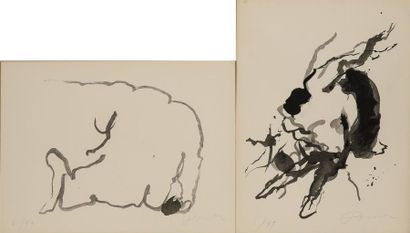null POMAR Julio (1926-2018)
"Catch"
Série de 7 lithographies sur papier, signées...