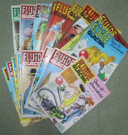 null 94 MAGAZINES FLUIDE GLACIAL : 1977 : n°18 à 20, 1980 : n°44, 45 & 51, 1981 :...