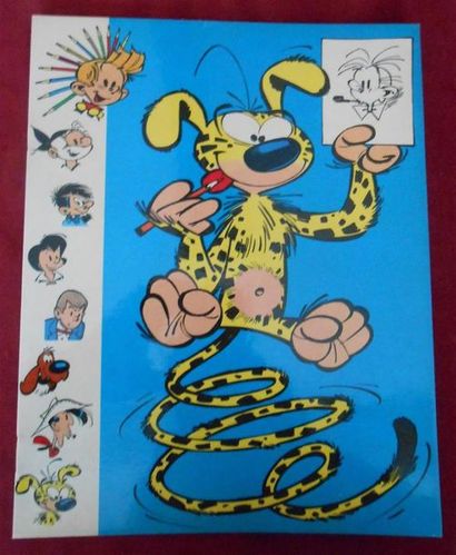 null ALBUM A COLORIER
Rare album numéroté 02/201 avec le Marsupilami en couverture.
Etat...