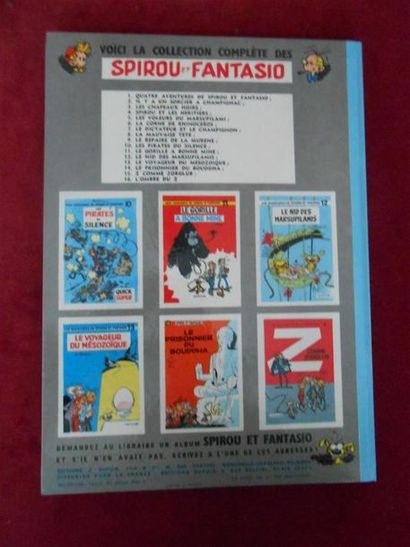 null FRANQUIN
Spirou et Fantasio.
La mauvaise tête.
Edition de 1964, état neuf.