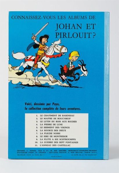 null PEYO
Johan et Pirlouit.
Le Sire de Montrésor.
Edition de 1963, dos bleu pâle...