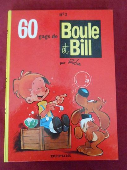 null ROBA
Boule et Bill.
Tome 3 en édition originale (1966) dans un état proche du...