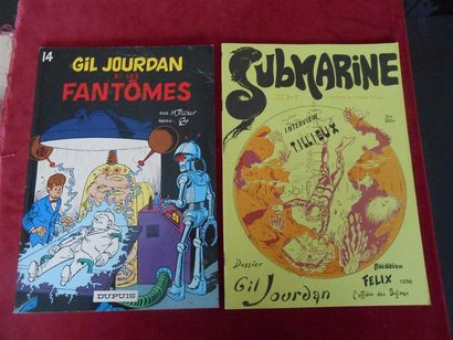 null TILLIEUX
Gil Jourdan.
Lot d'albums en édition originale comprenant le tome 10...