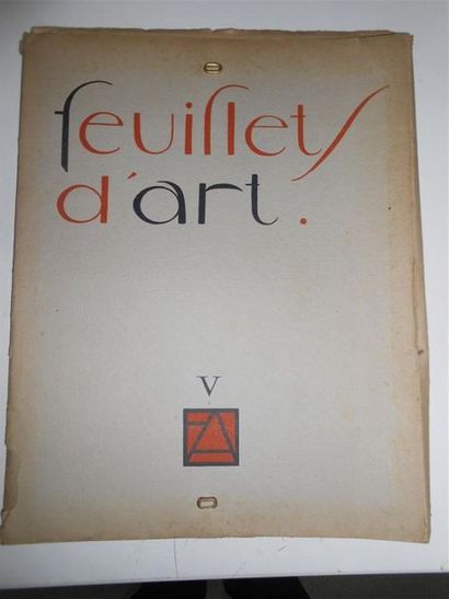 null FEUILLETS D'ART. Paris, (31 mai 1919 - 15 juillet 1920), 6 vol. in-fol. en feuilles...