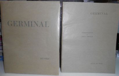 null ZOLA (Emile). Germinal. Paris, Javal & Bourdeaux, 1928 - 1929, 3 vol. in-4,...