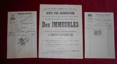 null 680 Documents. Factures & Divers - De la Vie courante. Années 1848 à 1925.
285-de...