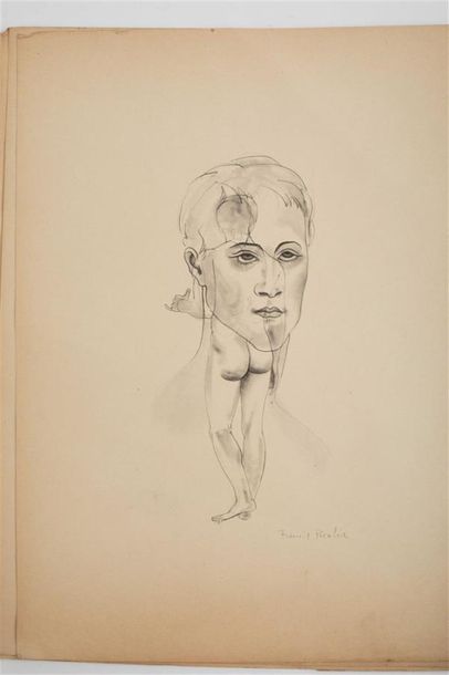 null PICABIA Francis.
seize dessins 1930, Introduction de Jean Van Heeckeren, Collection...