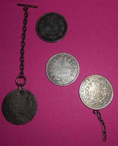 null Ensemble de 107 Monnaies Argent majorité France.3-Empire Français-20 Cent. 1867...