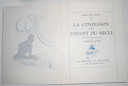null MUSSET (Alfred) & LEPAPE (Georges). Oeuvres complètes. Paris, Le Vasseur, 1937-1938,...