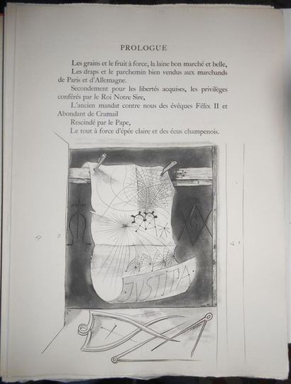 null CLAUDEL (Paul) & TREMOIS (Pierre-Yves). L'annonce faite à Marie. Paris, Gallimard,...