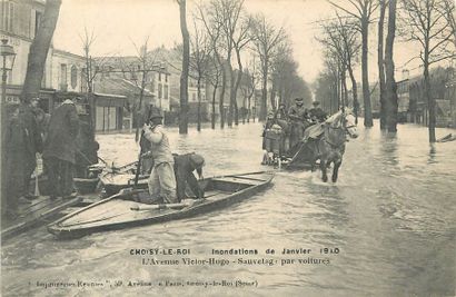null 41 CARTES POSTALES INONDATIONS 1910 : Région Parisienne. Dont" Alfortville-Le...