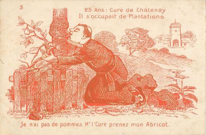 null 13 CARTES POSTALES ANTICLERICAL : "7cp-Collection du journal Les Corbeaux :...