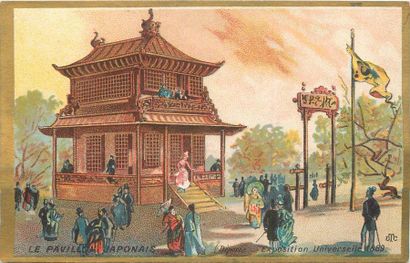 null 38 CHROMOS & IMAGES : Paris - Exposition de 1889. "Habitations-14, Expositions-6,...