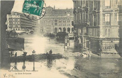 null 150 CARTES POSTALES INONDATIONS 1910 : Paris - Divers Arrondissements & Divers...