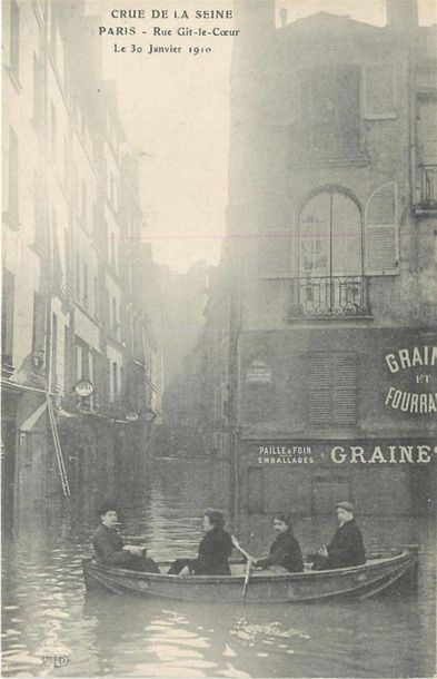 null 150 CARTES POSTALES INONDATIONS 1910 : Paris - Divers Arrondissements & Divers...