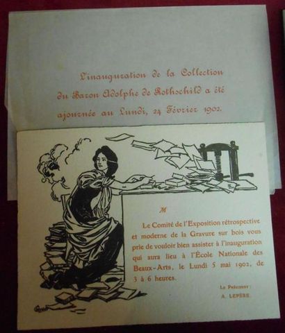 null 78-Cartons d'Invitation, Programmes & Menus, pour la plupart illustrés : 
A.Castaigne,...