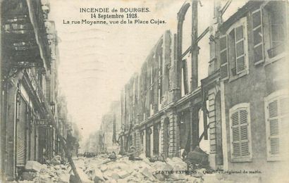 null 145 CARTES POSTALES CHER : La Ville de Bourges. Dont" Ecole de Pyrotechnie (entrée+tram),...