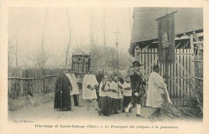 null 29 CARTES POSTALES FETES : Sélection - Cher. Dont" Chateauneuf sur Cher-La Procession...