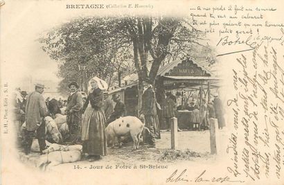 null 322 CARTES POSTALES SCENES & TYPES : Diverses Régions. Auvergne-41cp, Bretagne-101cp,...