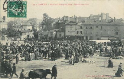 null 39 CARTES POSTALES MARCHES & FOIRES : Dont" Caudebec en Caux-Le Quai un jour...