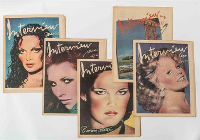 null ANDY WARHOL'S INTERVIEW MAGAZINE (5).
Mars 1977-Diane Von Furstenberg.
Avril...