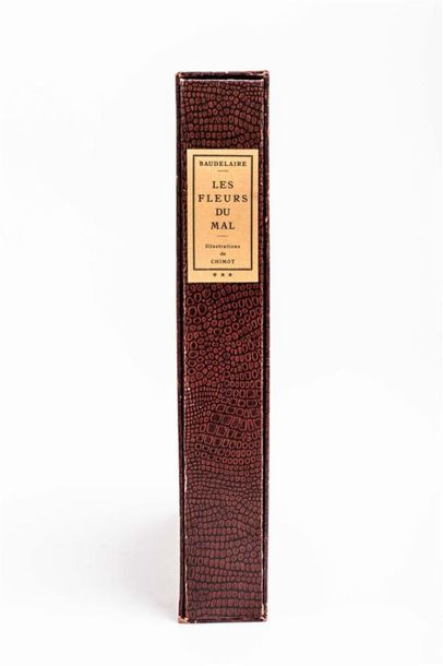 null BAUDELAIRE (C.) - CHIMOT (E.). Les fleurs du mal. Paris, le Livre du bibliophile,1941,...