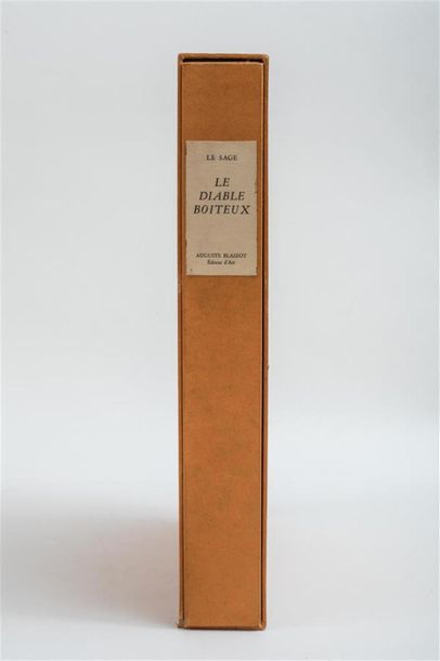 null LESAGE - BELTZ. Le diable boiteux. Paris, Blaizot, 1945, fort vol. in-4, en...