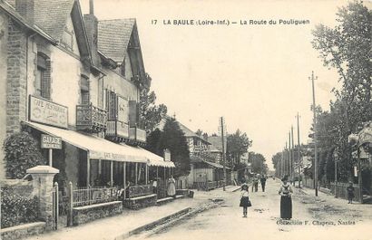 null 140 CARTES POSTALES LOIRE ATLANTIQUE : Villes, qqs villages, qqs animations,...