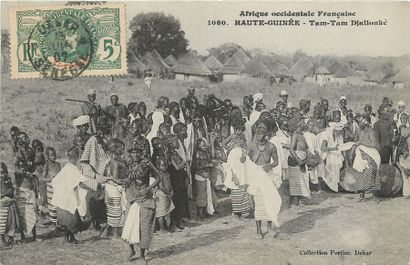 null 49 CARTES POSTALES AFRIQUE NOIRE : Divers Pays. Majorité Scènes & Types. Dont"...