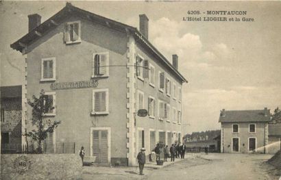 null 57 CARTES POSTALES LES HOTELS : Divers Départements. Dont" Artemare-Hôtel Berrard,...