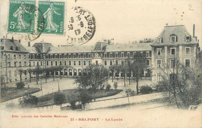 null 81 CARTES POSTALES LES ECOLES : Diverses. Dont" Belfort-Le Lycée, Bry sur Marne-Les...