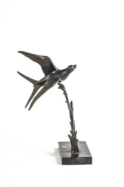 null ROCHARD Irénée (1906-1984), d'après
Oiseau branché
Épreuve en bronze à patine...