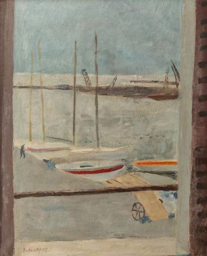 null BONCOMPAIN Pierre (né en 1938)
Le Port 
Huile sur toile signée en bas à gauche
44...