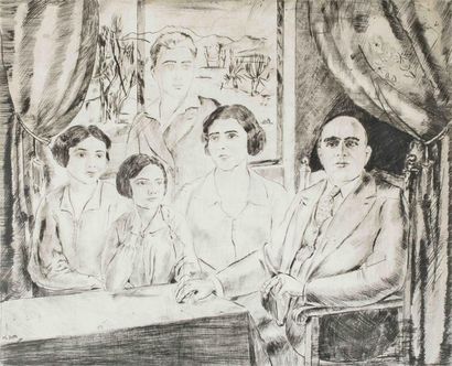 null Laszlo BARTA (1902 - 1961)
la famille LEBOVICI de gauche à droite :
Micheline,...