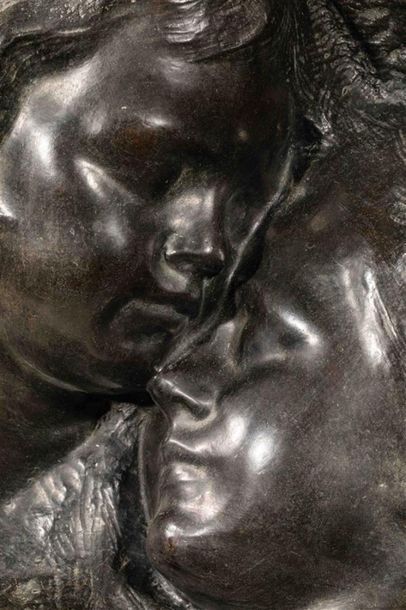 null Naoum ARONSON (1872 - 1943)
Portrait de deux jeunes filles
Bas relief en bronze...