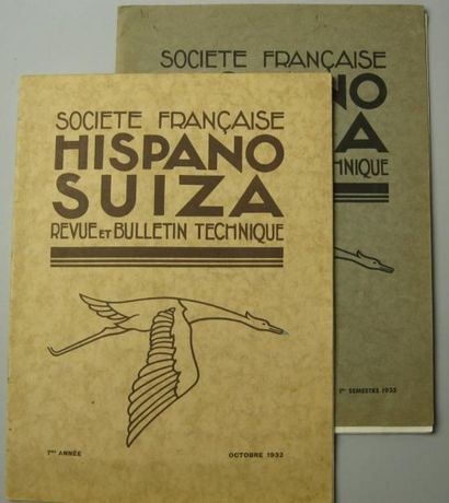 null Document (2). Hispano-Suiza. Revue et bulletin technique de la Société Française...