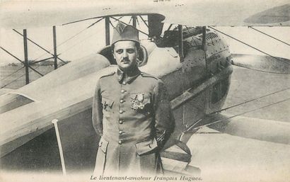 null 5 CARTES POSTALES AVIATION : Sélection. "Portrait du Célèbre aviateur Garros...
