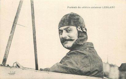 null 5 CARTES POSTALES AVIATION : Sélection. "Portrait du Célèbre aviateur Garros...