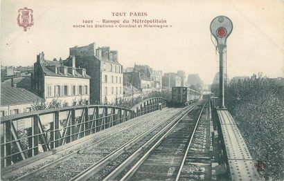 null 19 CARTES POSTALES LE METROPOLITAIN : Petite Sélection. Dont" Sur le tablier...