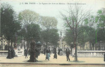null 80 CARTES POSTALES PARIS : Divers arrondissements. Dont" Le Square des Arts...