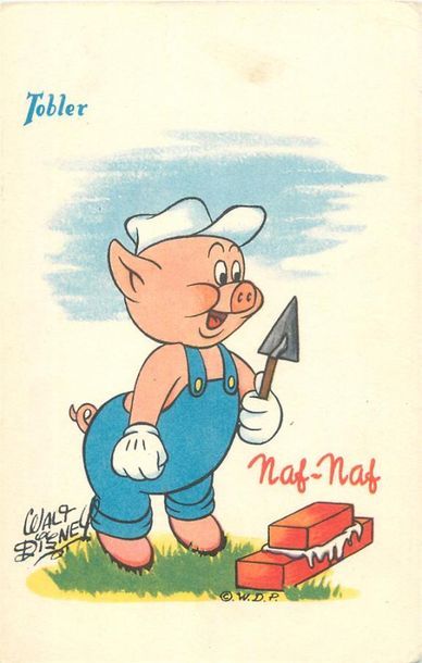 null 42 CARTES POSTALES ILLUSTRATEUR : Walt Disney pour le Chocolat Tobler. Dont"...