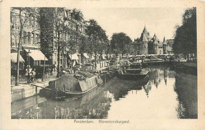 null 42 CARTES POSTALES LES PENICHES : Dont" Amsterdam-Kloveniersburgwal, Chalon...