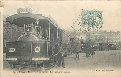 null 8 CARTES POSTALES TRAMWAYS : Sélection. "Gargan-Terminus du Tram de l'Opéra,...