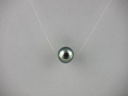 null PERLE de TAHITI semi-baroque
Collier câble transparent
Diam. perle : 9/10 mm
Long....
