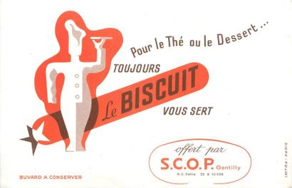 null 280 BUVARDS : Alimentation : Boissons-64, Biscuits-131, Biscottes-68 & Pains...