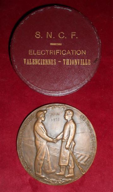 null Médaille.
Médaille en bronze par Belmondo.
Société Nationale des Chemins de...