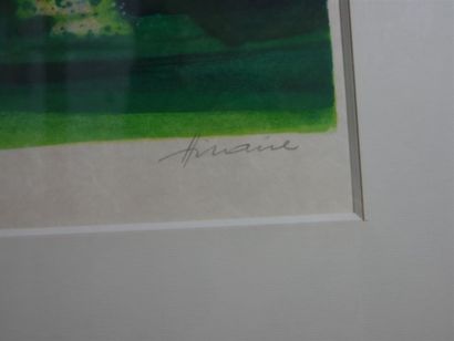 null Camille HILAIRE (Metz 1916- 2004)
Verger normand
Lithographie en couleur sur...