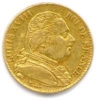 null LOUIS XVIII 8 juillet 1815 - 16 septembre 1824
20 Francs or Buste habillé 1815...